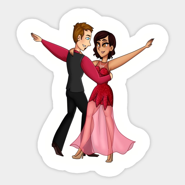 Viennese Waltz! Sticker by katidoodlesmuch